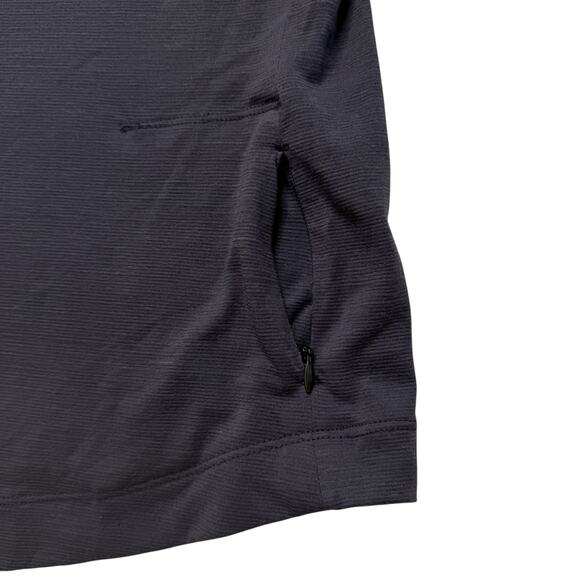 GORE WEAR Womens Merino Western Shirt Charcoal Black Stripe Sz Small 4-6 Henley - Picture 6 of 10